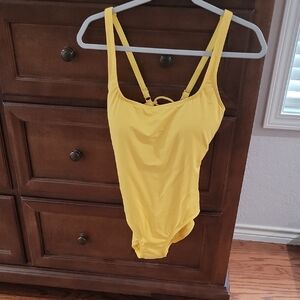 Michael Kors Yellow Swimsuit One Piece